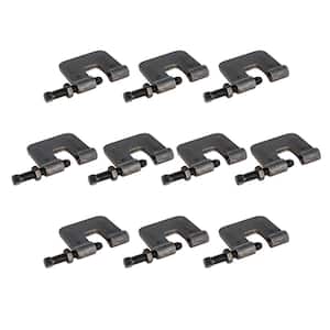 3/8 in. C-Clamp Rod Anchor for Beam, Uncoated Steel (10-Pack)