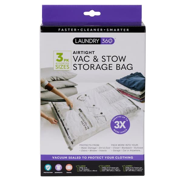 3PC VACUUM STORAGE BAGS MULTI-PACK