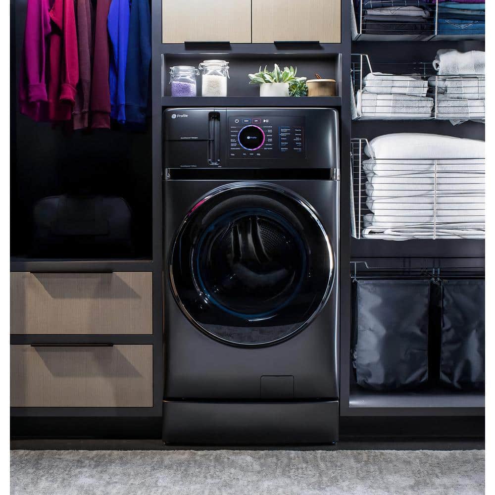 Black 4.8 Cu. Ft. Smart Electric Washer/Dryer Combo