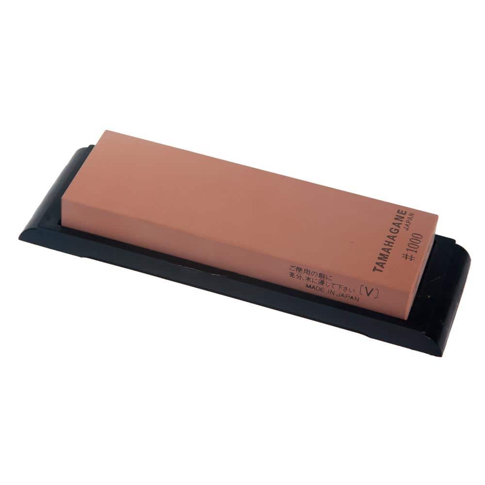 Topman 1000 Fine Grit Japanese Professional Sharpening Whetstone Oilstone  180×53×20mm, with Multi-Purpose Wooden Case, to Sharpen Knives