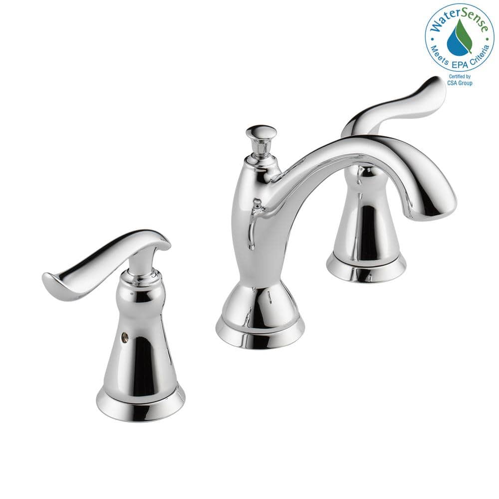 Modern Contemporary 16" Widespread Zinc Bathroom Faucet in Chrome