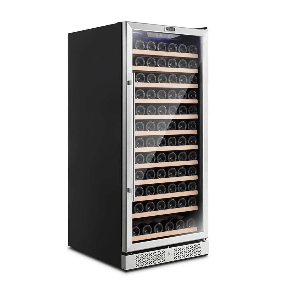 Empava 24 In. Single Zone 127-bottle Built-in And Freestanding Wine 