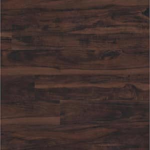 Take Home Sample - 7 in. x 7 in. Woodlett Aged Walnut Glue Down Luxury Vinyl Plank Flooring