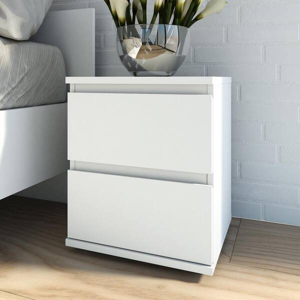 Tvilum aurora 2 drawer nightstand discount