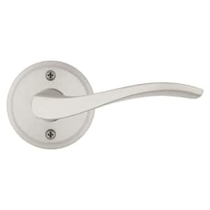 Sedona Satin Nickel Half-Dummy Door Handle with Microban Antimicrobial Technology - Right Handed