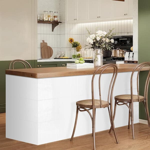 White Self Adhesive Wall Tile 12 in. x 12 in. Peel & Stick Backsplash Thicker Design for Kitchen, Bathroom, RV (10-Pack)