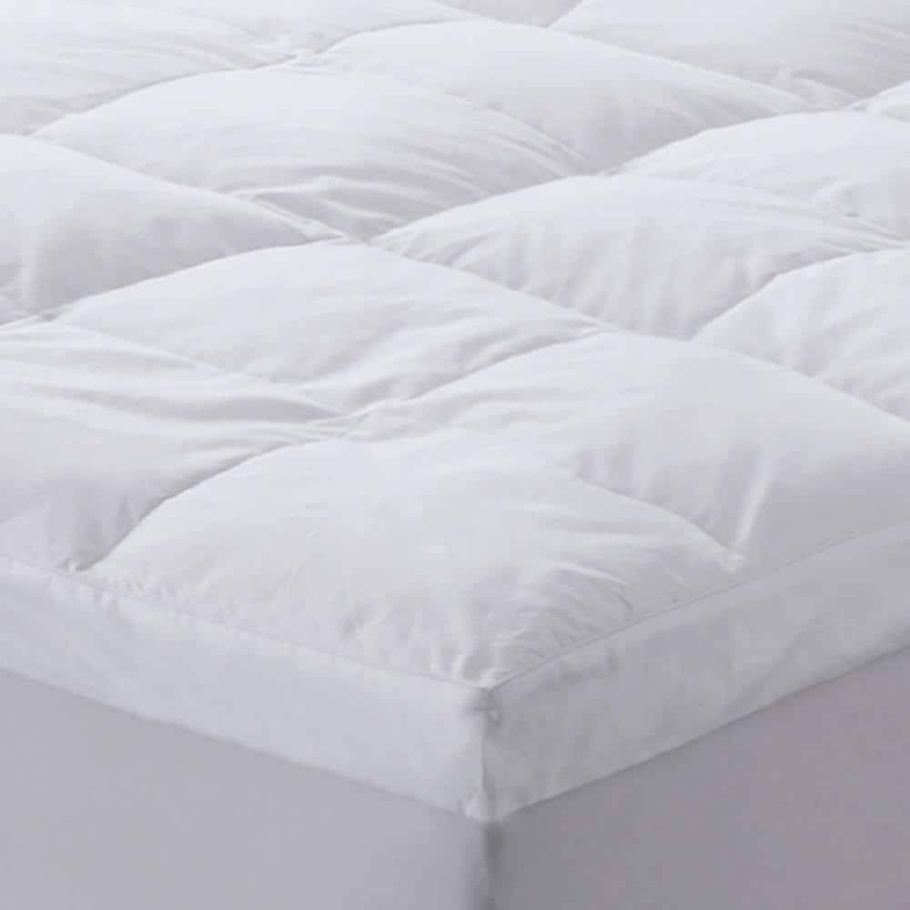 St. James Home Triple Chamber 3 in. California King Down and Feather Mattress Topper St. James Home Triple Chamber 3 in. California King Down and Feather Mattress Topper - 3