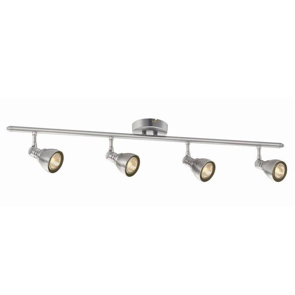 UPC 046335946828 product image for 34-7/8 in. 4-Light Brushed Nickel Fixed Track Lighting Kit | upcitemdb.com