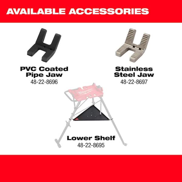 Milwaukee 6 in. Lower Shelf Leveling Tripod Chain Vise 48-22