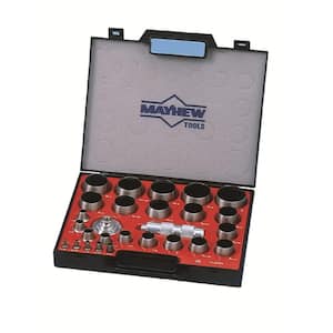1/8 in. to 2 in. Imperial Hollow Punch Set (27-Piece)