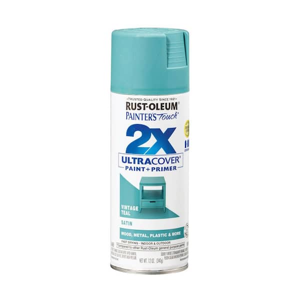 Rust-Oleum Universal 11 oz. All Surface Metallic Turquoise Spray Paint and  Primer in One (6-Pack) 330480 - The Home Depot