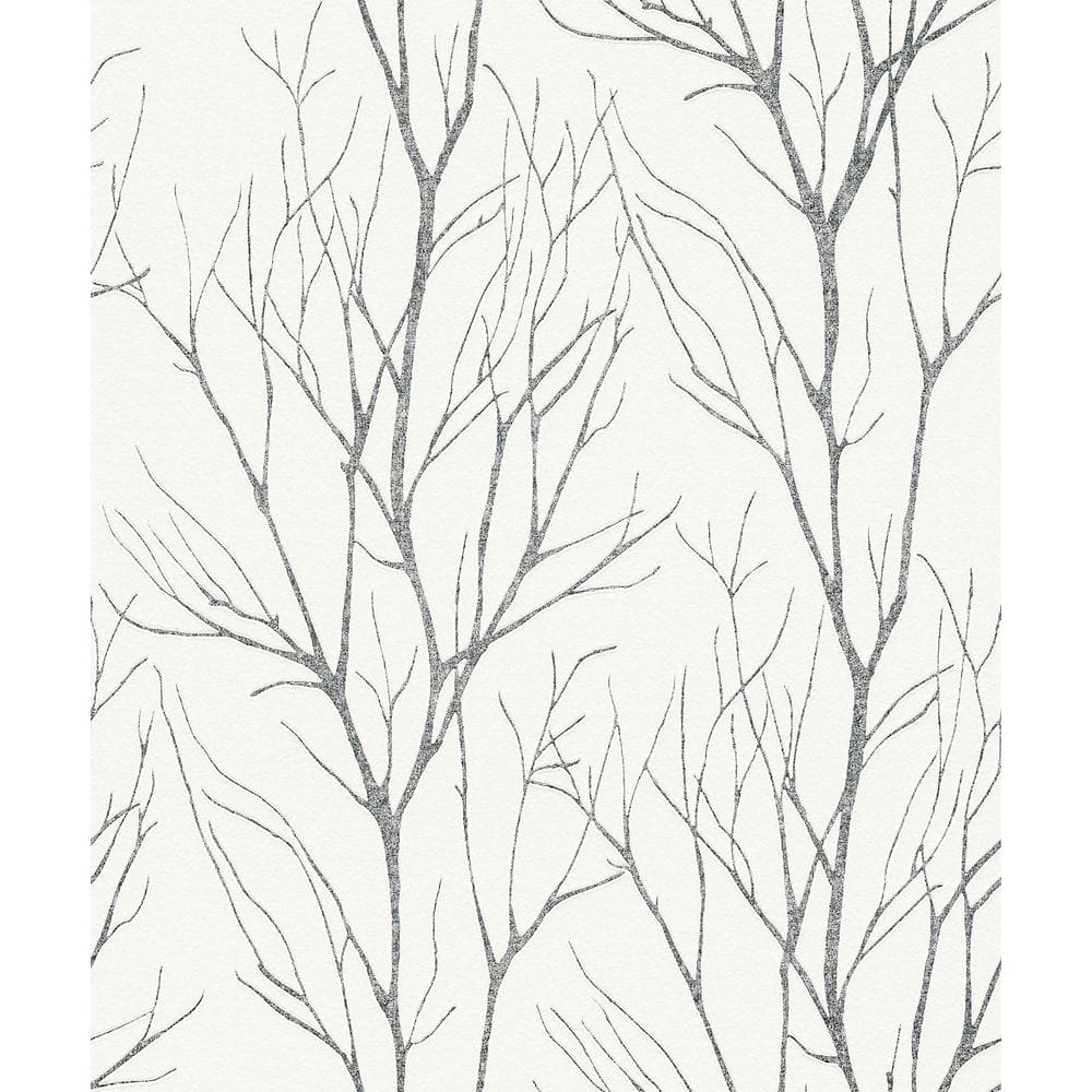 BoTanical Charcoal Vinyl Peelable Roll (Covers 57.8 sq. ft.)