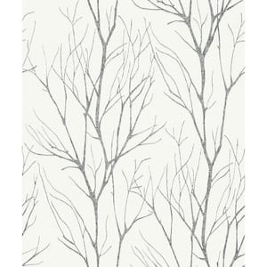 Botanical Charcoal Wallpaper Sample