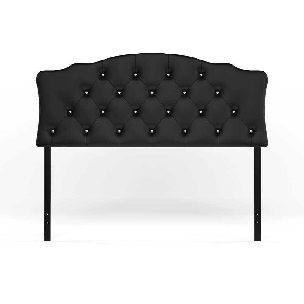 Baxton Studio Rita Black Queen Headboard 28862 6418 HD The Home