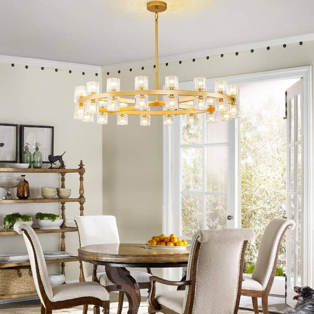 Chandelier - popular light gold