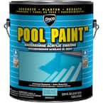 Insl-X 1 Gal. Semi-Gloss Water Ocean Blue Swimming Pool Paint-WR1023 ...