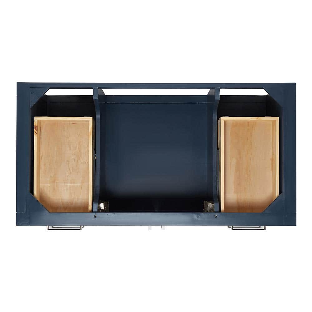 Midnight Blue 42'' Single Freestanding Bathroom Vanity Base