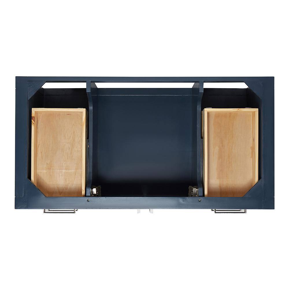 Midnight Blue 42'' Single Freestanding Bathroom Vanity Base