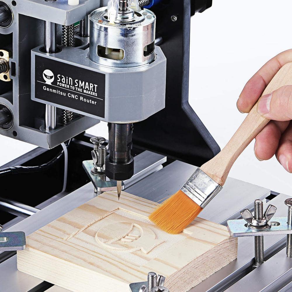 Genmitsu Black Acrylic and PVC CNC Router Kit with 300x180x45mm Working Area