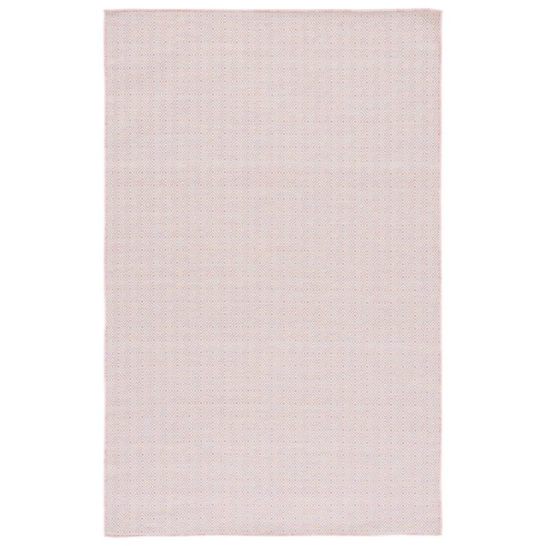 SAFAVIEH Hampton Light Pink/Multi 6 ft. x 10 ft. Diamond Indoor/Outdoor Area Rug