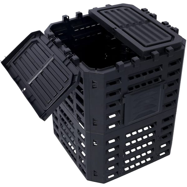 Ami 90 Gal. (340L) Recycled Plastic Lightweight Garden Compost Bin