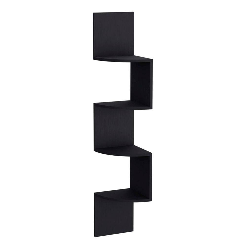 Wooden WallMounted Storage Shelf, Decorative Shelf for Indoor Living