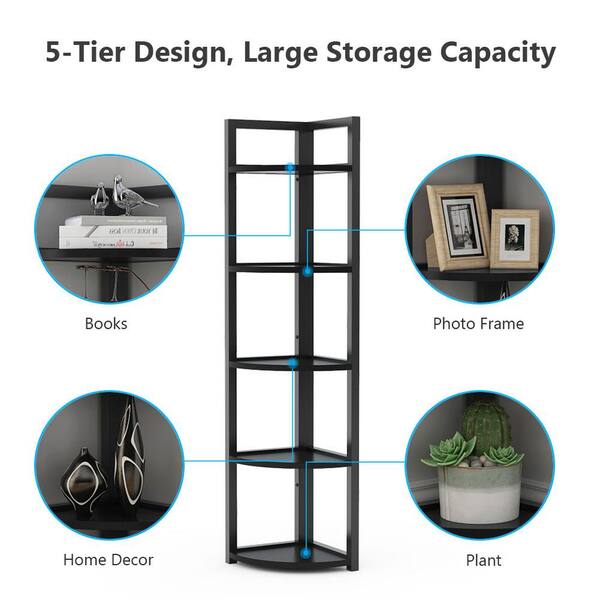 4 Tier Corner newest Shelf Stand 59