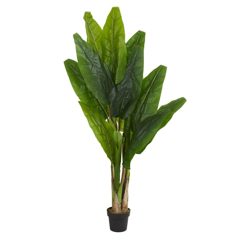 Indoor 6 ft. Triple Stalk Banana Artificial Tree price history on PriceWatchPro