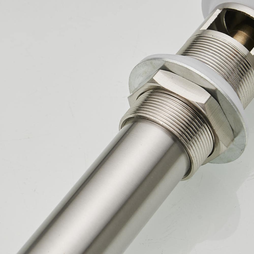 Brushed Nickel Bathroom Sink Pop-Up Drain Assembly