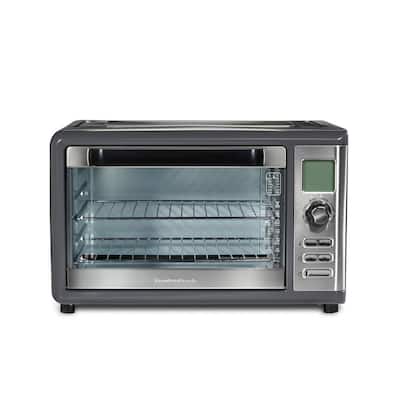 Hamilton Beach 6 Slice Easy Clean Black Toaster Oven 31330D - The Home Depot