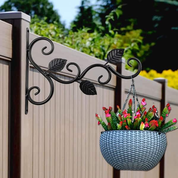 Unbranded Outdoor Indoor Plants Hangers Wall Mount for Hanging Plant  Bracket, Hooks for Bird Feeder, Wind Chime, Lights 2-Pack OGSA04-4013