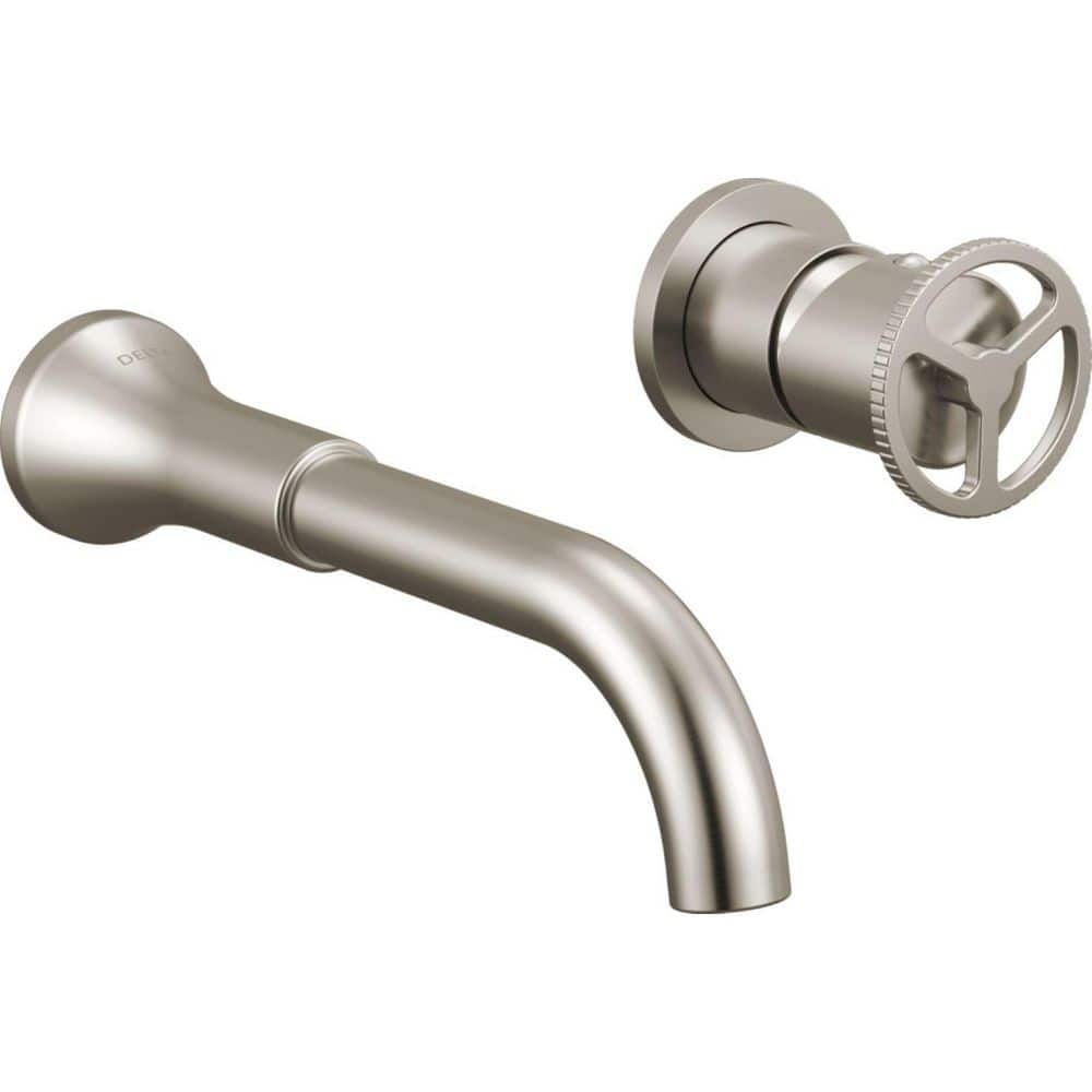 Trinsic Wheel 1-Handle Wall Mount Bathroom Sink Faucet Trim Kit in Stainless (Valve Not Included) price history on PriceWatchPro