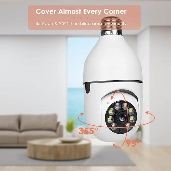 3 Pack Wireless Light Bulb Camera, 1080P retailer Security Camera