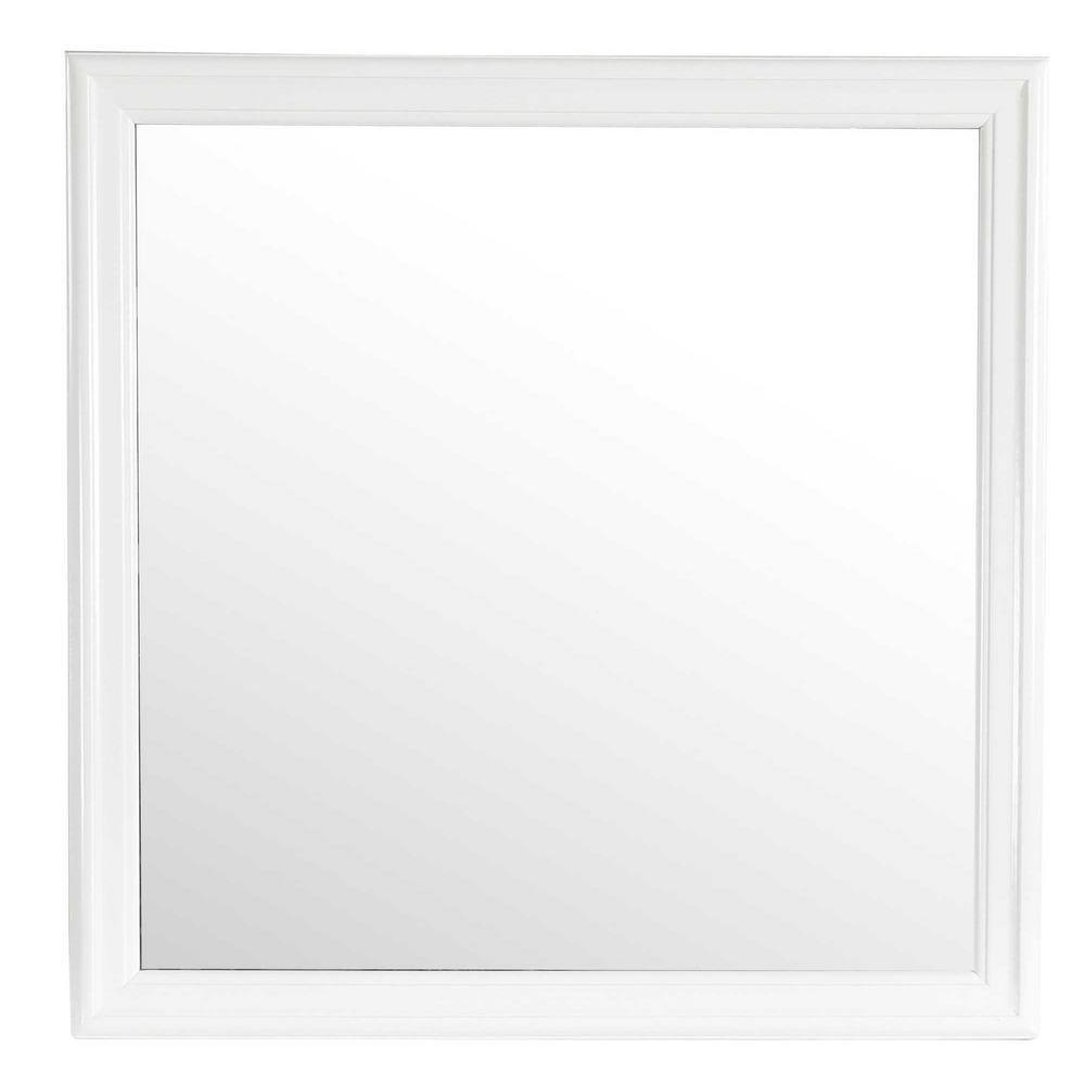 38 in. x 38 in. Classic Square Framed Dresser Mirror