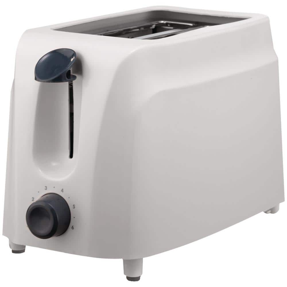 Better Chef 2-Slice White Wide Slot Toaster with Cool-Touch Exterior  98595029M - The Home Depot