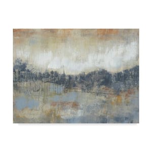 Jennifer Goldberger Cool Grey Horizon I Canvas Unframed Photography Wall Art 35 in. x 47 in