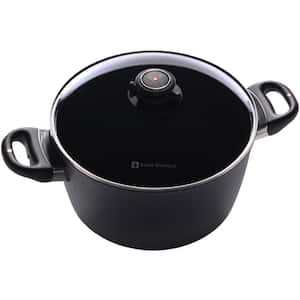 9.5 in. (5.5 Qt) Soup Pot HD Classic Nonstick Diamond Coated Aluminum Soup Pot, Includes Lid