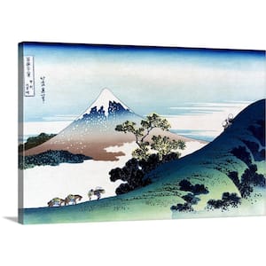 "Inume Pass In the Kai Province, Japan, With Mount Fuji In the Backg..." by Katsushika Hokusai Canvas Wall Art