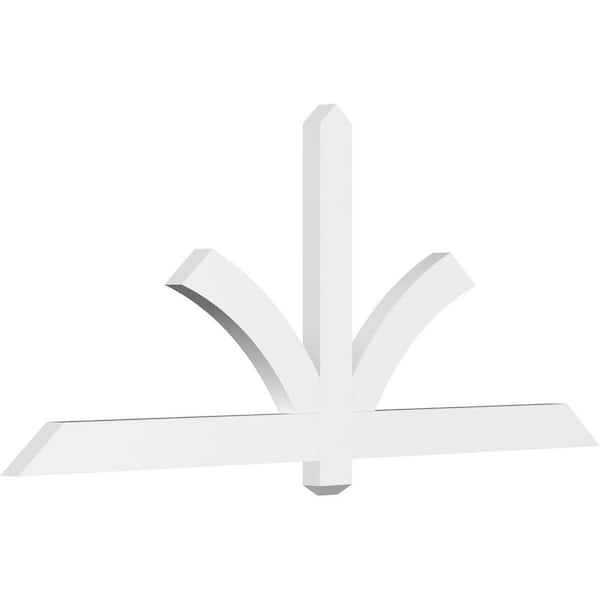 Ekena Millwork Redmond 72 in. W x 30 in. H x 2 in. D Signature Polyurethane Bracket