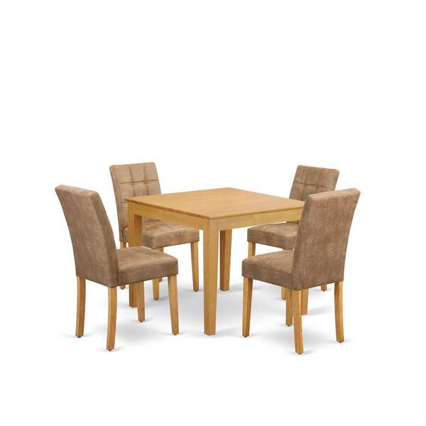 Have a question about East West Furniture 5-Piece Natural