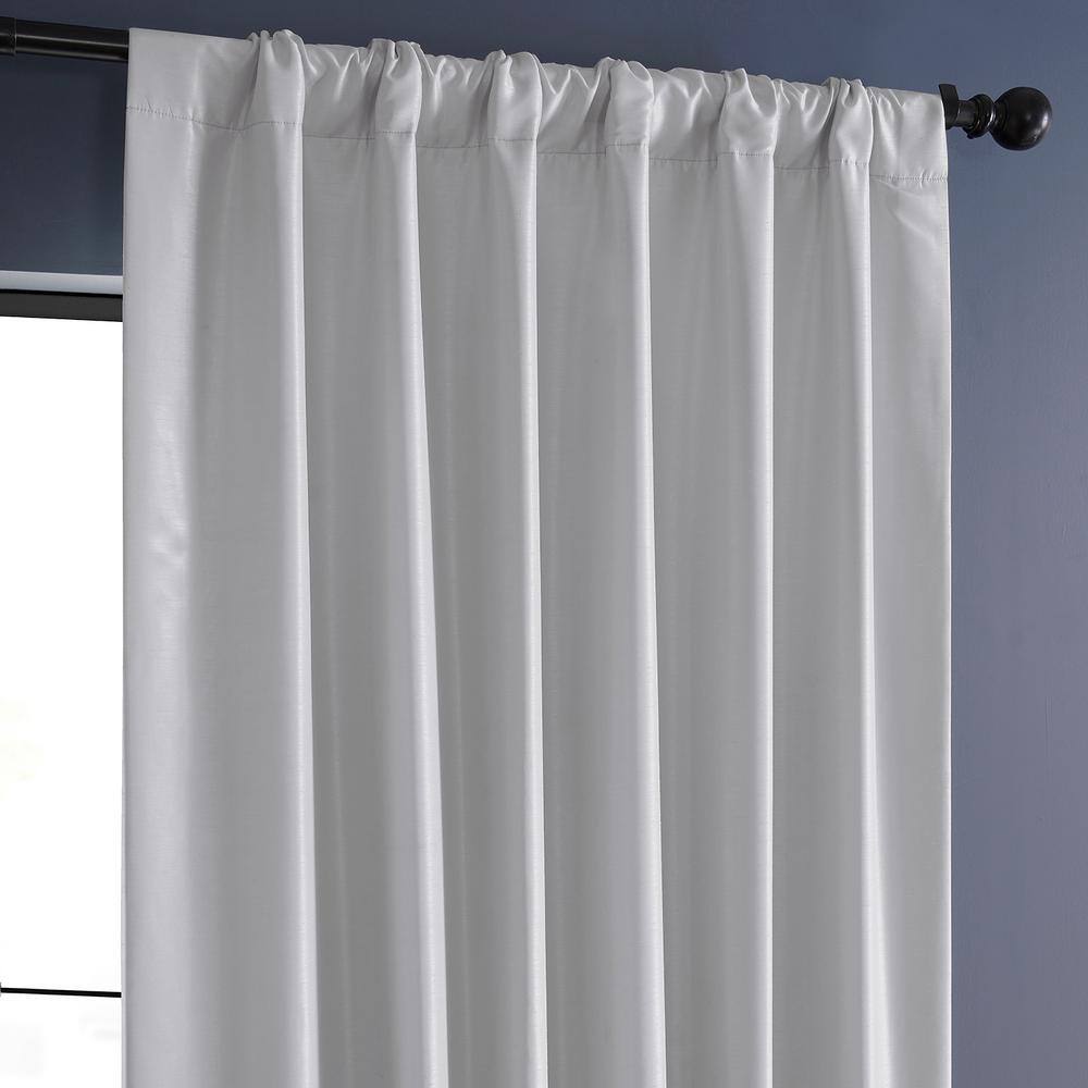 Ice Faux Silk Blackout Curtain Panel 50W x 96L