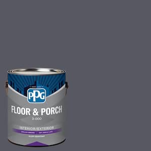 1 gal. PPG1013-6 Gray Flannel Satin Interior/Exterior Floor and Porch Paint