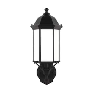 Sevier 1-Light Black Outdoor Wall Lantern