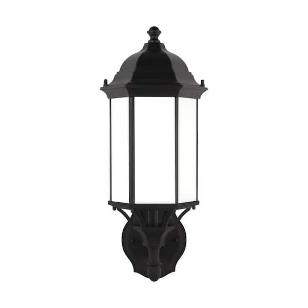 Generation Lighting Sevier 1-Light Black Outdoor Wall Lantern