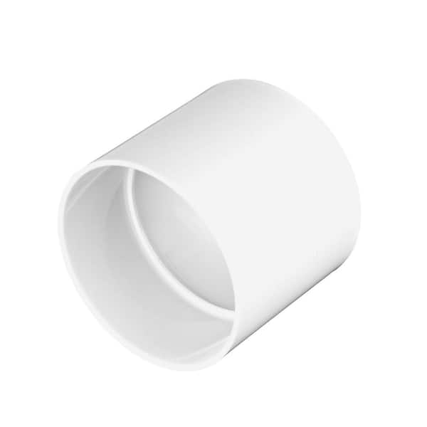 NDS PVC S&D Coupling, 3 in. Hub X Hub