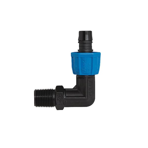 ANKA 1/2 in. Fiberglass Reinforced Nylon 90-Degree MNPT x Barb Elbow