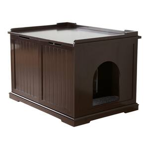 Wooden Pet House XL and Litter Box