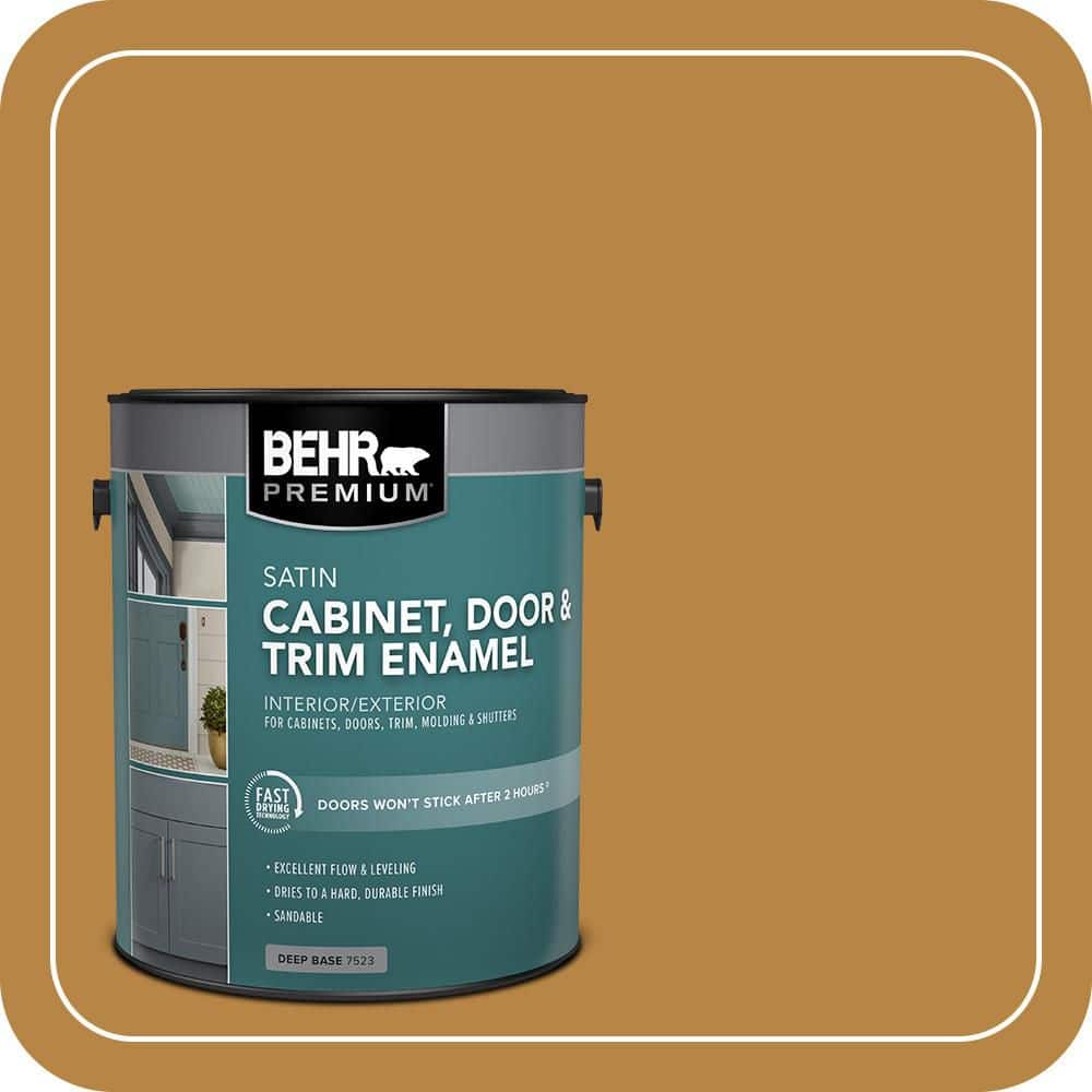 45R ドットワカメ （ブラウン） BEHR PREMIUM 1 gal. #M270-7 Wild Ginger Satin Enamel Interior