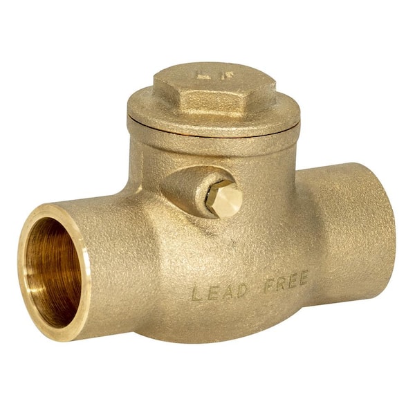 CxC LEAD-FREE 1/2" Sweat Backflow Preventer with Unions 