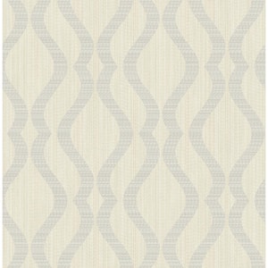Yves Multicolor Ogee Strippable Wallpaper (Covers 56.4 sq. ft.)